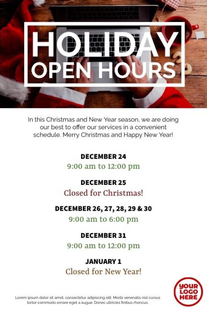 GetGo Holiday Hours Open & Close |