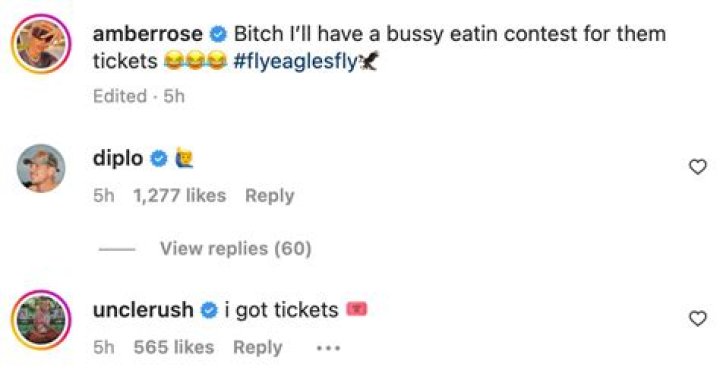 "Who's ass I gotta eat," Amber Rose says she's willing to eat ass to get Super Bowl 2023 tickets |
